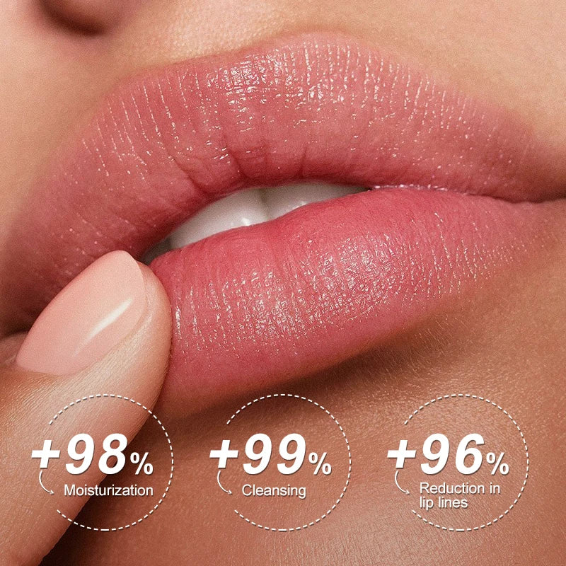 JoyPretty Bubble Lip Balm Lightening Dark Lip Mask Gloss Oil Makeup Exfoliating Clean Moisturizer Beauty Health Lip Care Product