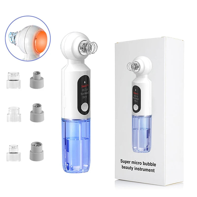 2025 Blackhead Remover Pore Vacuum Cleaner Electric Micro Small Bubble Facial Cleasing Machine USB Rechargeable Beauty Device