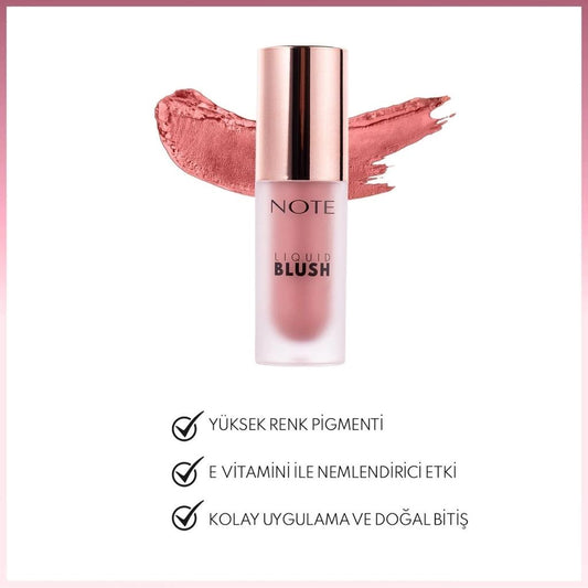 Note Liquid Blush Moisturizer Effective Likit Blush 30 Berry
